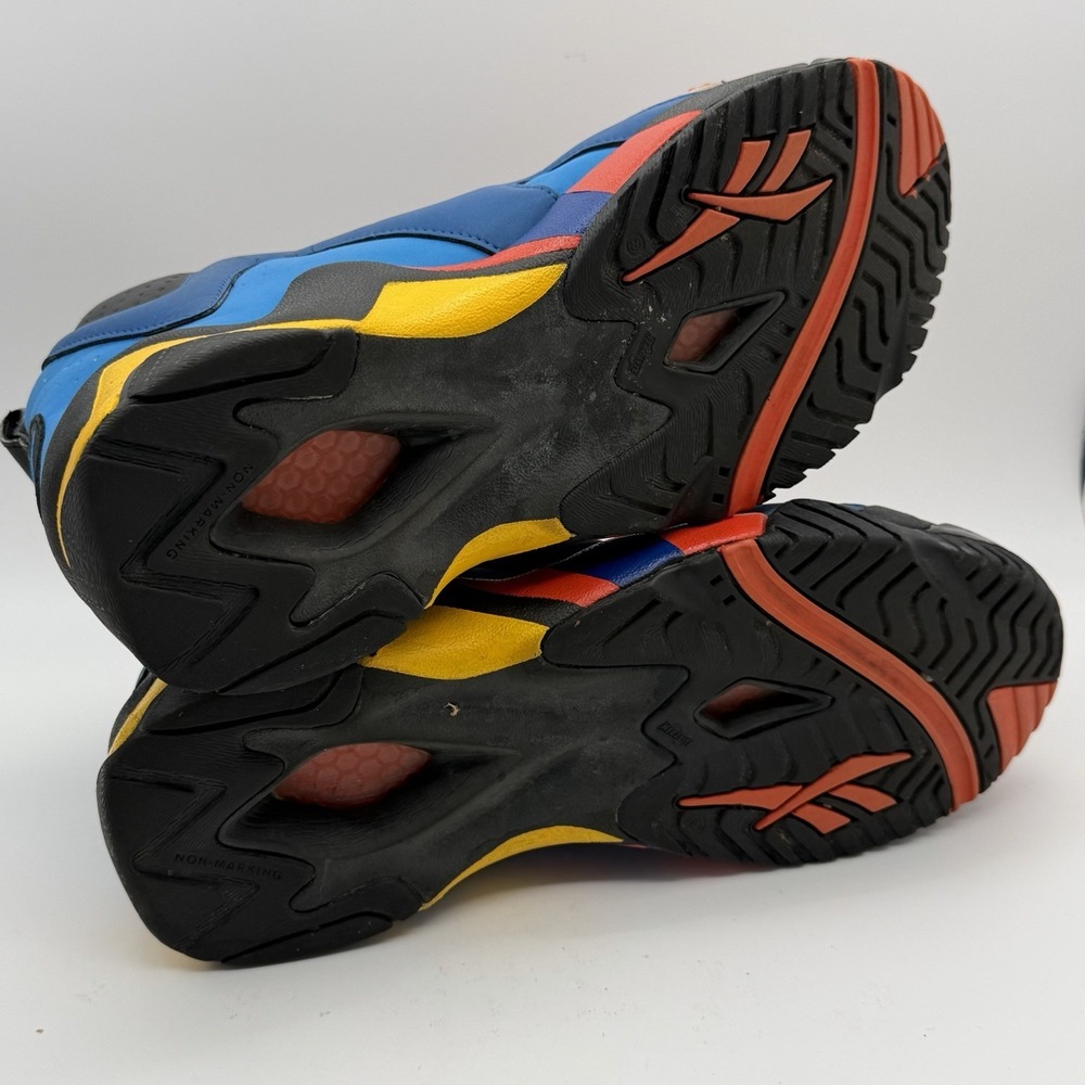 Reebok Kamikaze II Mid OKC Men's Size 10 V51942 Black Blue Orange Basketball - Picture 6 of 8